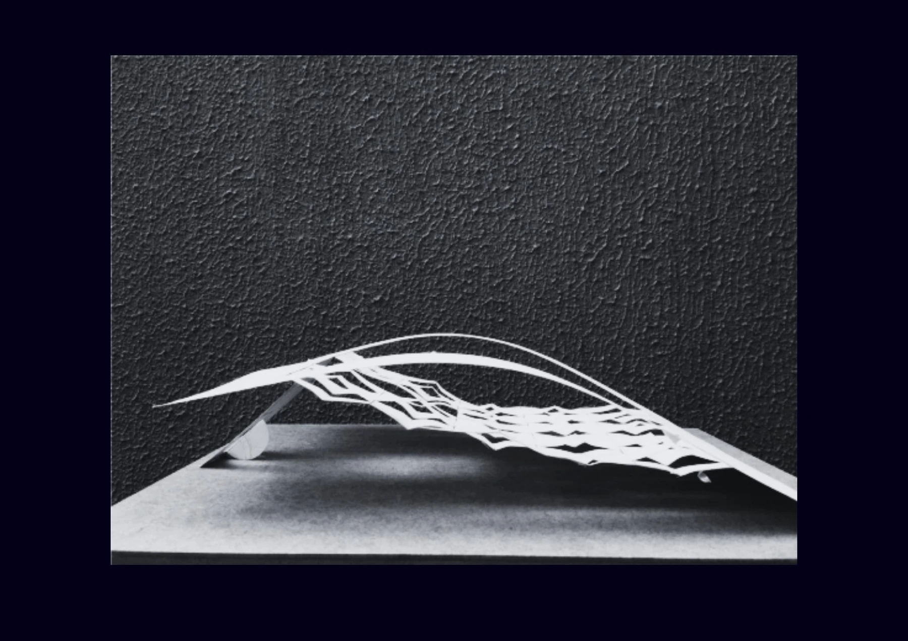 Maquete produzida durante preparação em linguagem arquitetônica